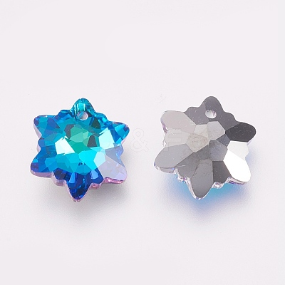 K9 Glass Rhinestone Pendants GLAA-F083-03A-02-1