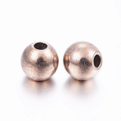 304 Stainless Steel Spacer Beads X-STAS-L187-4mm-09RG-1