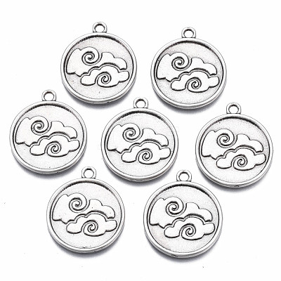 Tibetan Style Alloy Pendant Enamel Settings PALLOY-S120-285-NR-1