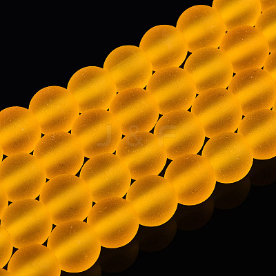 Transparent Glass Beads Strands GLAA-T032-T6mm-MD11-1