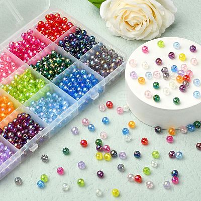 Transparent Acrylic Beads MACR-FS0001-15-1