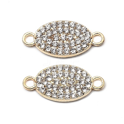 Alloy Crystal Rhinestone Connector Charms FIND-B051-05G-1