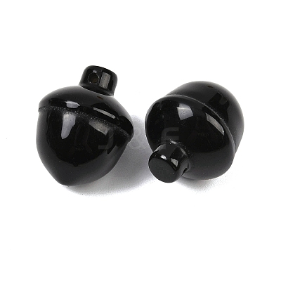 Natural Obsidian Pendants G-K354-13B-1
