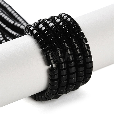Natural Obsidian Beads Strands LS-G-H230-61-1