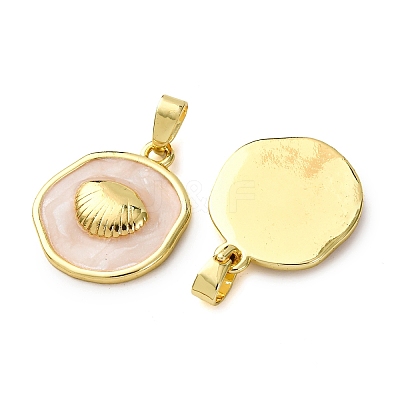 Brass Enamel Pendants KK-F911-01C-G03-1