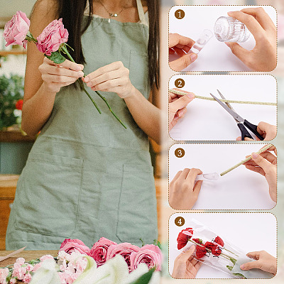 50Pcs OPP Flower Bouquet Wrapping Craft Paper DIY-TA0010-93A-1