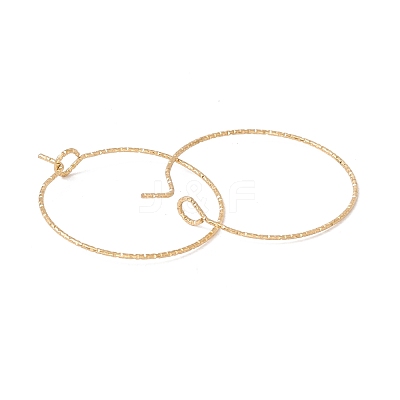 Ion Plating(IP) 316 Surgical Stainless Steel Hoop Earrings Findings STAS-D183-02G-02-1