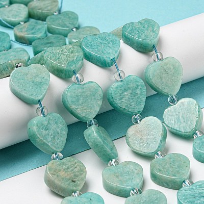 Natural Amazonite Beads Strands G-G072-D01-01-1