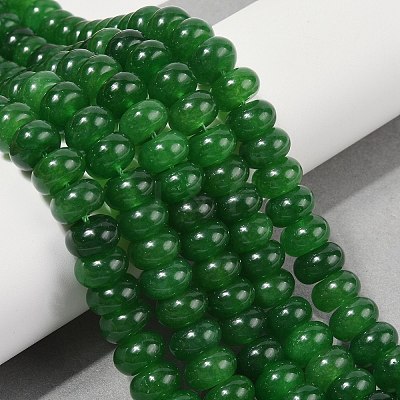 Dyed Natural White Jade Beads Strands G-G107-A09-01-1