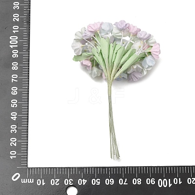 Cloth & Paper & Iron Artificial Mini Flower Bouquet for DIY Crafts FB-CBA59DF-02C-1