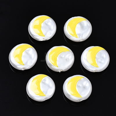 3D Printed ABS Plastic Imitation Pearl Beads KY-S168-013-1