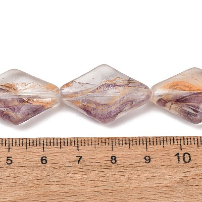 Transparent Handmade Lampwork Beads LA-CBAF0C8-02C-1
