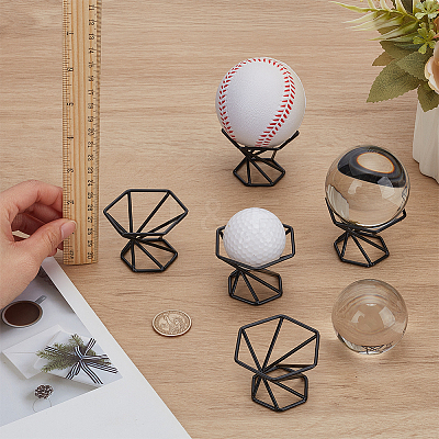 Iron Crystal Ball Holders ODIS-WH0030-150-1