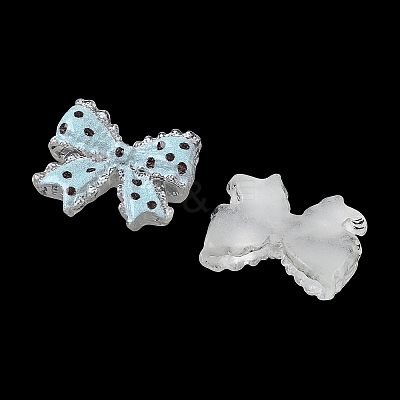 Opaque Resin Cabochons RESI-C077-01-1
