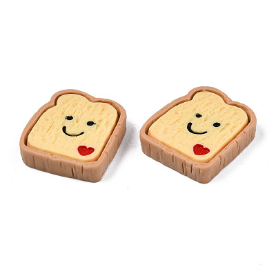 Opaque Resin Decoden Cabochons CRES-S307-049-1