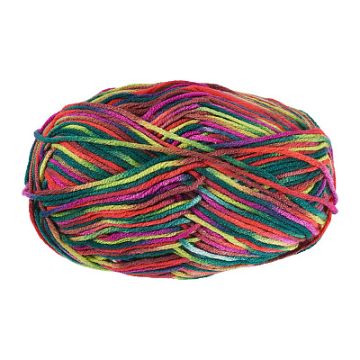 Polyester Fibers Knitting Yarn DIY-TADJ0002-005L-1