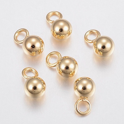 304 Stainless Steel Sphere Charms STAS-H436-67-3mm-1