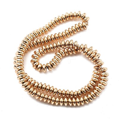 Electroplated Synthetic Non-magnetic Hematite Beads Strands G-M095-C01-04KCG-1