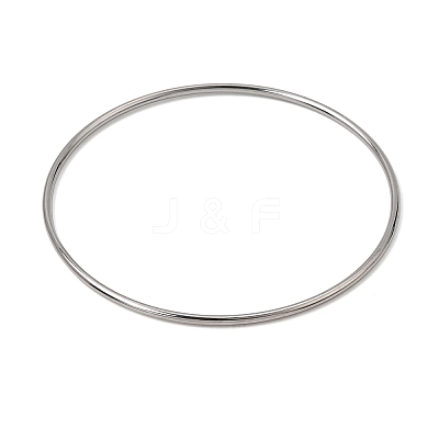 2MM 304 Stainless Steel Bangles for Women SA-CBA37BC-23C-P-1