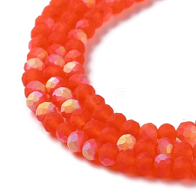 Transparent Glass Beads Strands X1-EGLA-A034-T4mm-MB25-1
