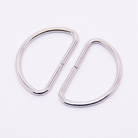 Zinc Alloy D Rings PALLOY-WH0070-95P-1
