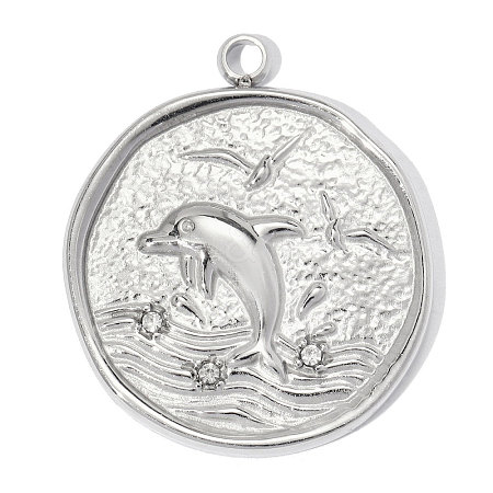304 Stainless Steel Pendants SA-OY001-69P-1