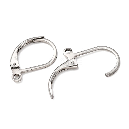 Tarnish Resistant 316L Surgical Stainless Steel Leverback Earring Findings STAS-E194-03P-1