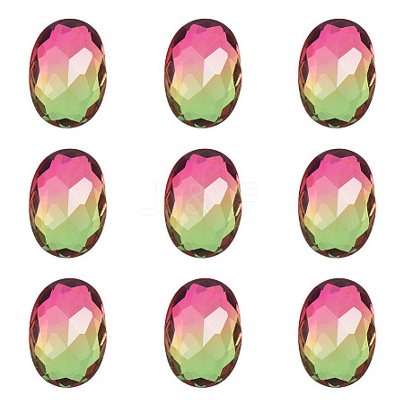 Pointed Back Glass Rhinestone Cabochons RGLA-OC0001-03B-1