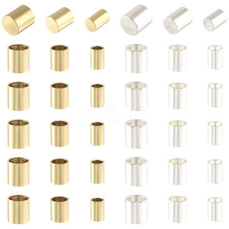 30Pcs 3 Styles 201 Stainless Steel Cord Ends STAS-YW0002-98-1