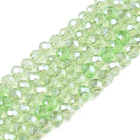 Electroplate Glass Beads Strands EGLA-A044-T3mm-A09-1