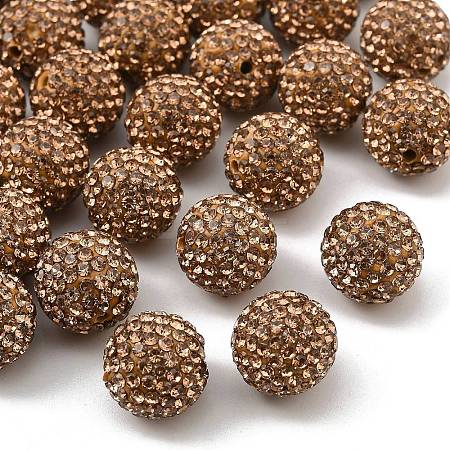 Pave Disco Ball Beads RB-Q195-14mm-246-1