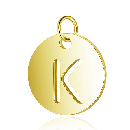 304 Stainless Steel Charms Ion Plating(IP) A-STAS-S105-T514G-K-1