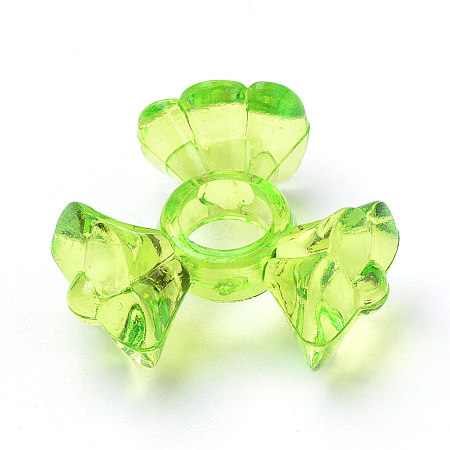 Transparent Acrylic Beads TACR-S124-08-1