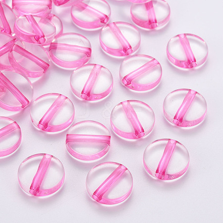 Transparent Acrylic Beads TACR-S154-09A-82-1