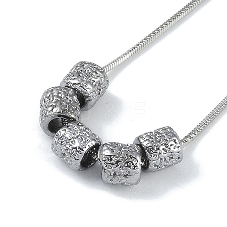 304 Stainless Steel Snake Chain Necklaces NJEW-U004-04P-1