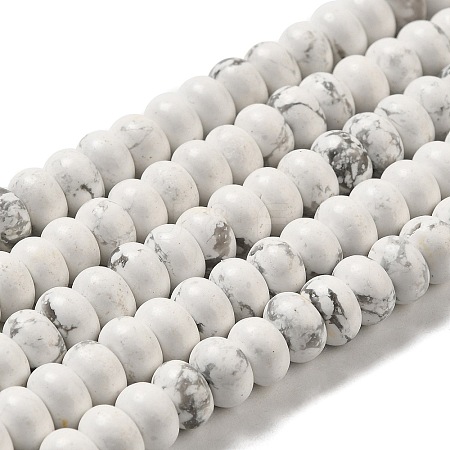 Synthetic Howlite Beads Strands G-K340-B06-01-1