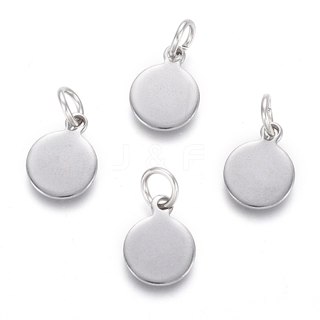 Non-Tarnish 304 Stainless Steel Charms EJEW-L238-02A-P-1