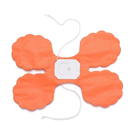 3m Clover Paper Pull Flowers LS-AJEW-WH0022-11C-1