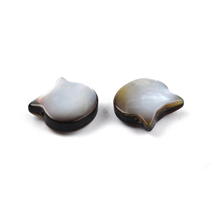 Natural Black Lip Shell Beads SSHEL-N003-148B-1