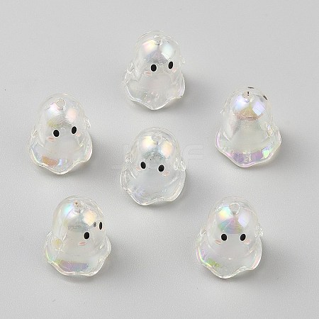 Transparent Acrylic Bead Caps TACR-WH0021-20I-1