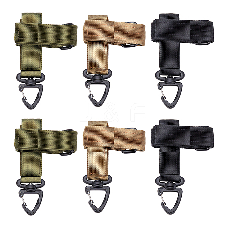 SUPERFINDINGS 6Pcs Nylon Cable Tie with Plastic Clasp Gloves Holder AJEW-FH0001-49-1