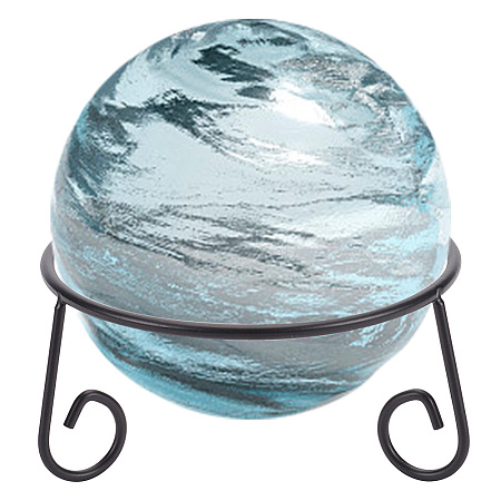 Iron Crystal Ball Base Display Stand AJEW-WH0258-745B-1