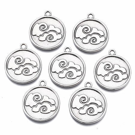 Tibetan Style Alloy Pendant Enamel Settings PALLOY-S120-285-NR-1