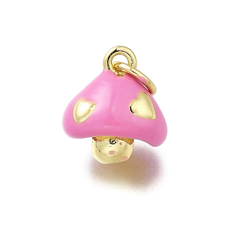 Brass Enamel Charms KK-K400-29G-02-1