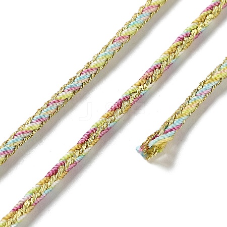 14M Two Tone Polyester Braided Cord OCOR-G015-02A-07-1