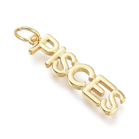 Brass Pendants X-ZIRC-I048-15G-09-1