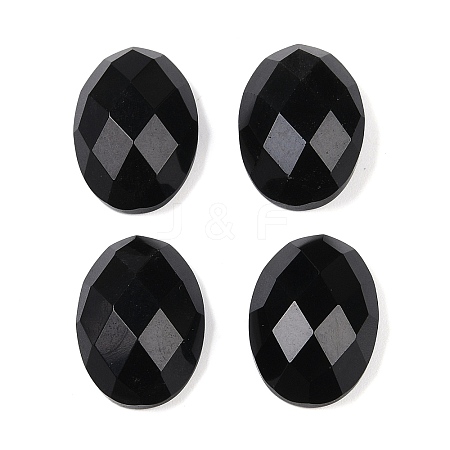 Natural Obsidian Cabochons G-G760-A11-1