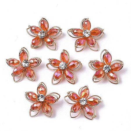 Handmade Wire Wrapped Glass Pendants LS-FIND-N050-05A-1