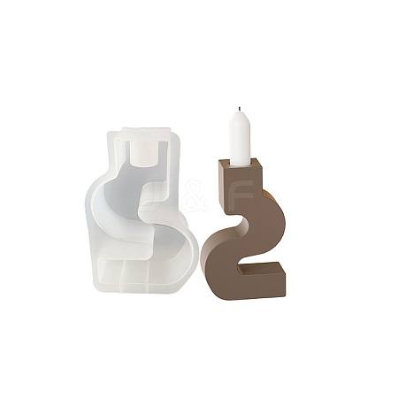 DIY Silicone Candle Holder Molds DIY-K073-41B-1