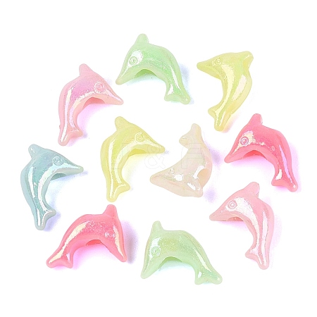 Opaque Plastic Beads KY-Q010-17-1
